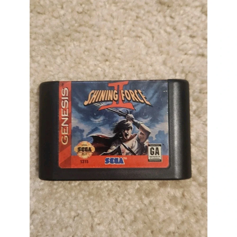 Shining Force II 2 (Sega Genesis, 1994) Authentic Game Cartridge